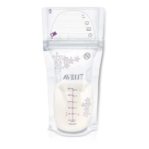 Bolsas De Almacenamiento Leche Materna Avent 6 Onzas 50 Unid