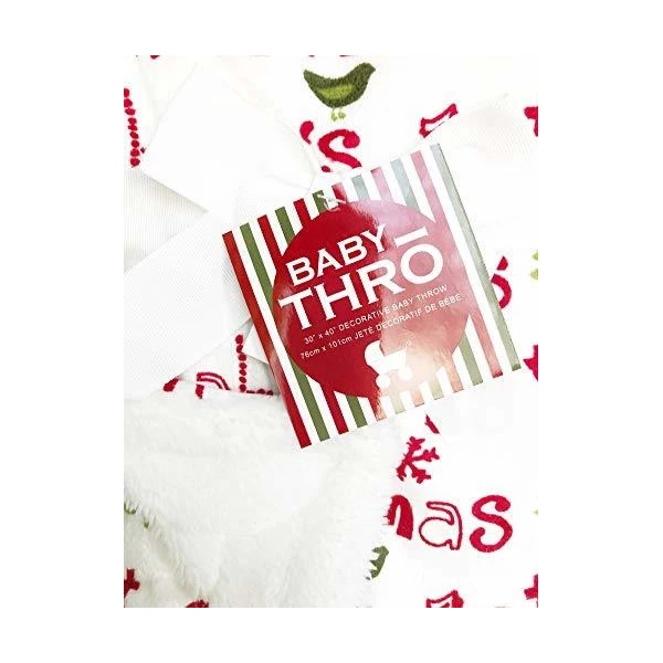 Thro Manta Decorativa Para Bebe De Navidad 300 X 400 In - Image 3