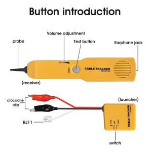 Kit De Generador De Tono Y Sonda, Buscador, Detector D Cable - Image 2