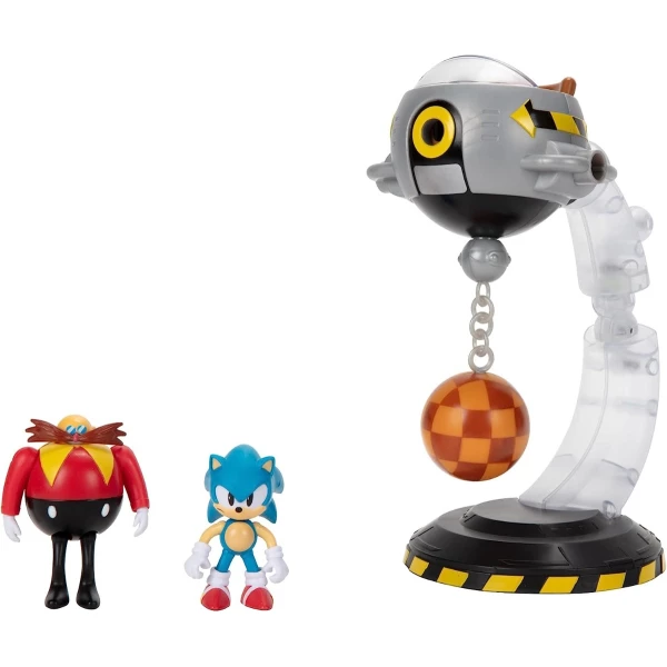 Set Batalla Sonic The Hedgehog Vs Vehiculo Egg Mobile Eggman - Image 3