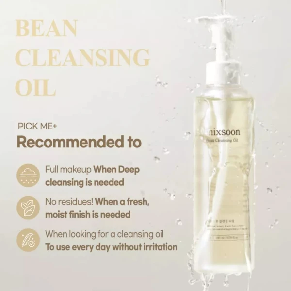 Mixsoon, Aceite Limpiador, Bean Cleansing Oil, 195 Ml. - Image 4