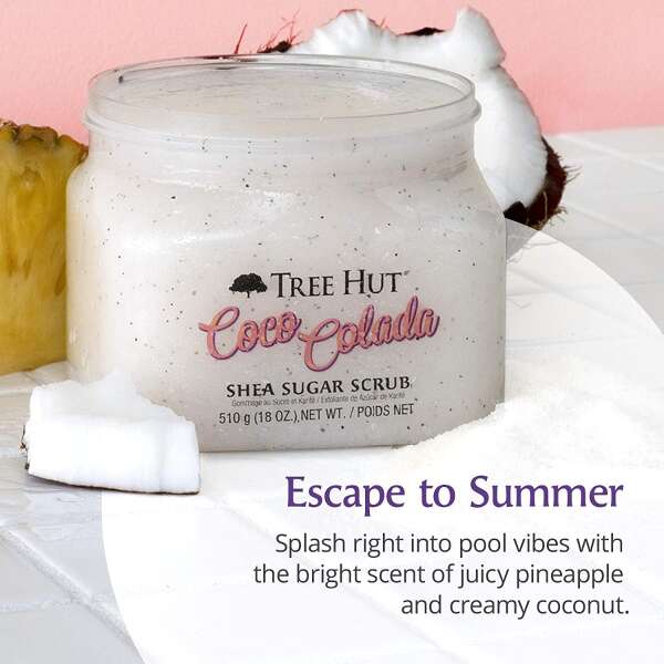 Exfoliante Corporal Tree Hut Coco Colada 510 G Tipo De Envase Tarro Fragancia Coco - Image 3