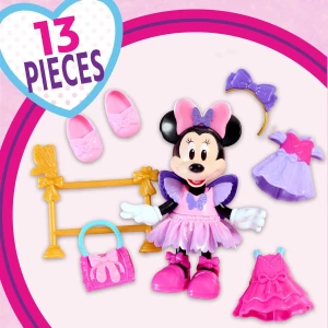 Just Play, Minnie Mouse Muñeca Bailarina De Moda, 13 Pzas - Image 5
