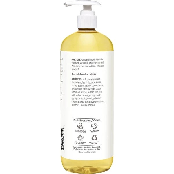 Shampoo & Wash 621ml Burt's Bees Baby - Image 4
