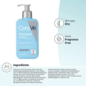 Cerave Jabón Limpiador Para Tratar Psoriasis 237 Ml - Image 2