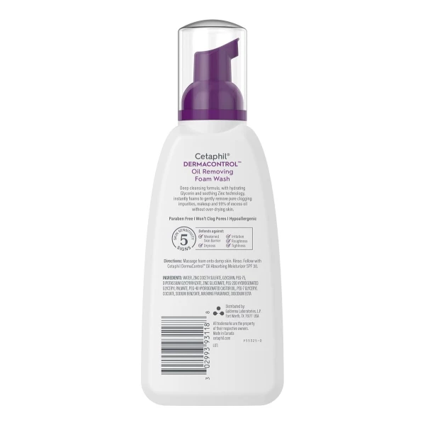 Cetaphil Pro Oil Removing Espuma Derma Control 237 Ml - Image 3