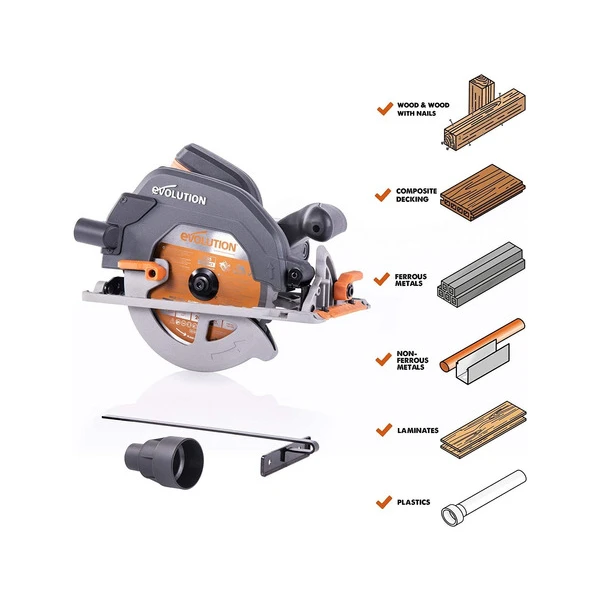 Sierra Circular Evolution R185ccs 7-1/4'', Disco De Tct - Image 2