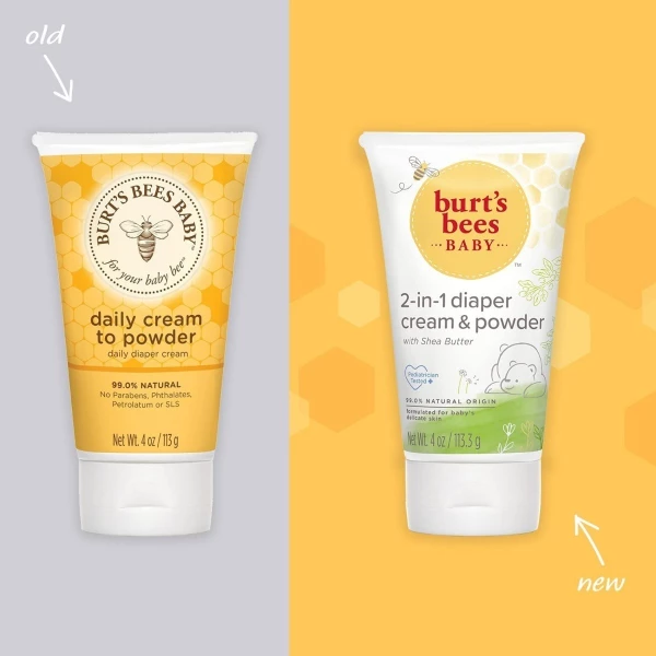 Burt's Bees Crema Para Rozadura De Pañales, Sin Talco, Baby - Image 2