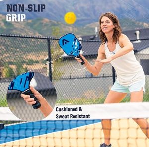 Athpetic Juego De 2 Raquetas Pickleball, 4 Bolas Y 2 Agarres - Image 3