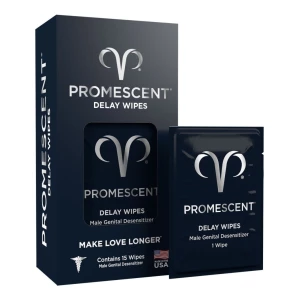 Promescent Toallas Retardantes Delay Wipes Pack De 15 Piezas