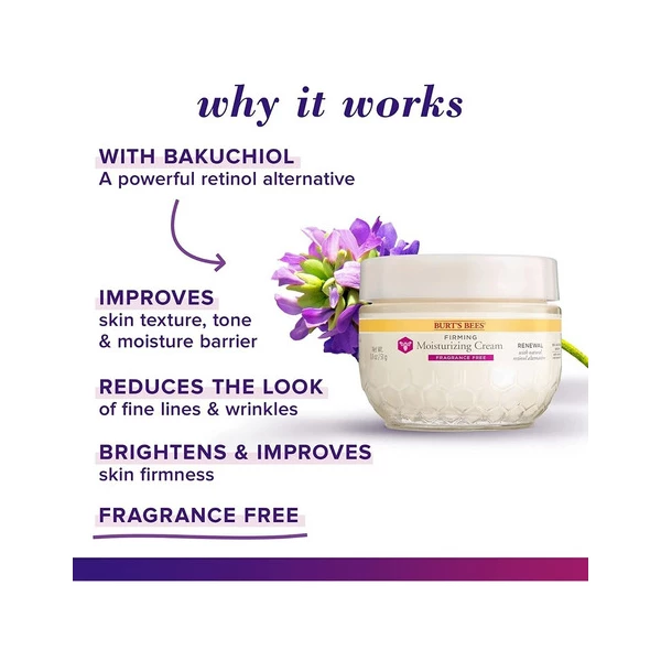 Crema Facial Antienvejecimiento Sin Fragancia Burt's Bees Tipo De Piel Todo Tipo De Piel - Image 3