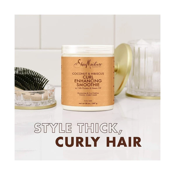 Batido Para Mejorar Los Rizos De Coco, Shea Moisture, 20 Oz - Image 3