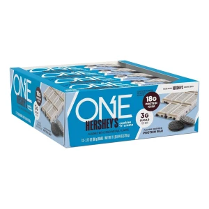 One Hershey's Cookies Creme - Barras De Proteína, Sin Gluten - Image 3