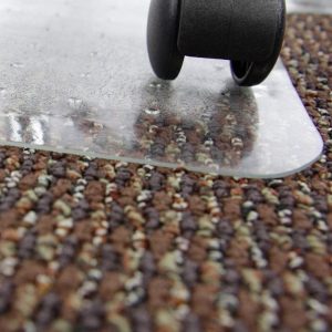 Tapete Para Silla Ofm De 36 X 48 Pulgadas Para Alfombra Baja Color Blanco Diseño De La Tela Plastica - Image 4