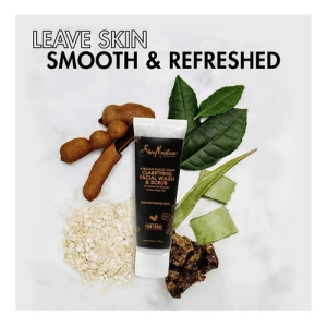 Sheamoisture Limpiador Y Exfoliante Facial Para Aclarar Piel Tipo De Piel Todo Tipo De Piel - Image 4