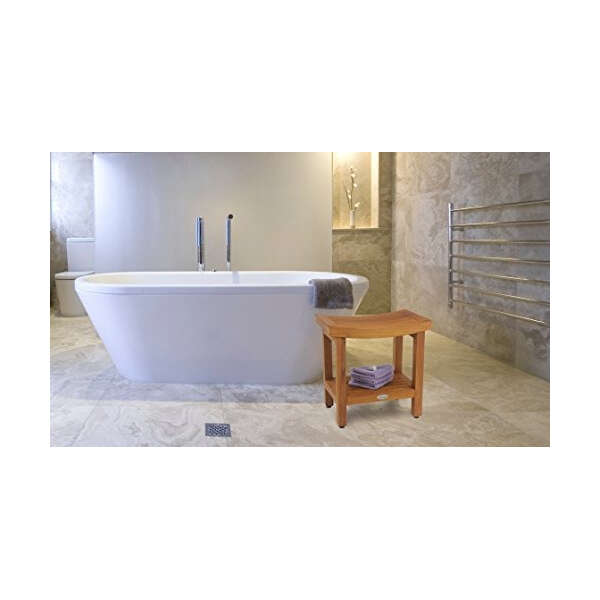 Banco De Baño Sumba Patentado De 18 Pulgadas De Madera De T - Image 5