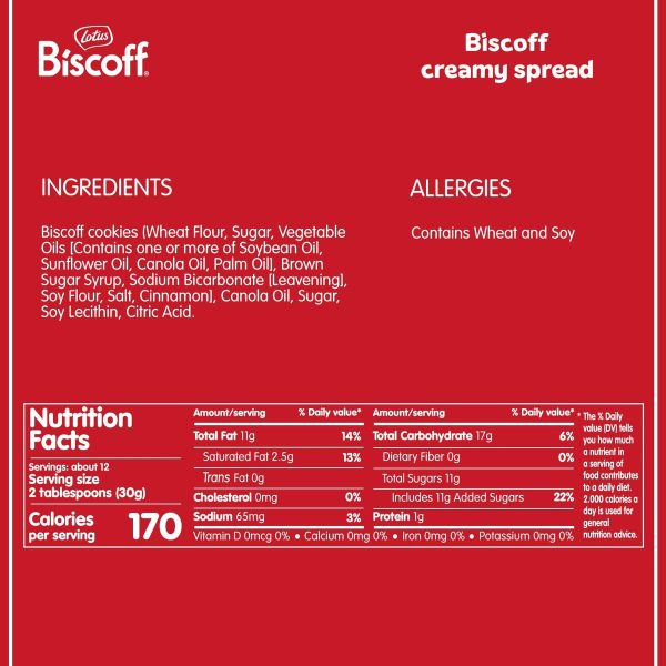 Lotus Biscoff Mantequilla Para Untar Vegana De 720 Gramos - Image 5