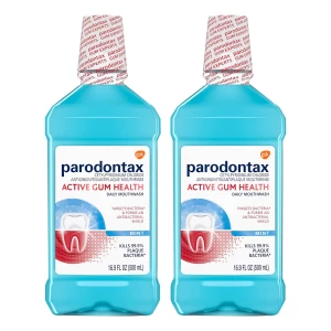 Parodontax Enjuague Bucal Antigingivitis Menta 500ml 2 Pack