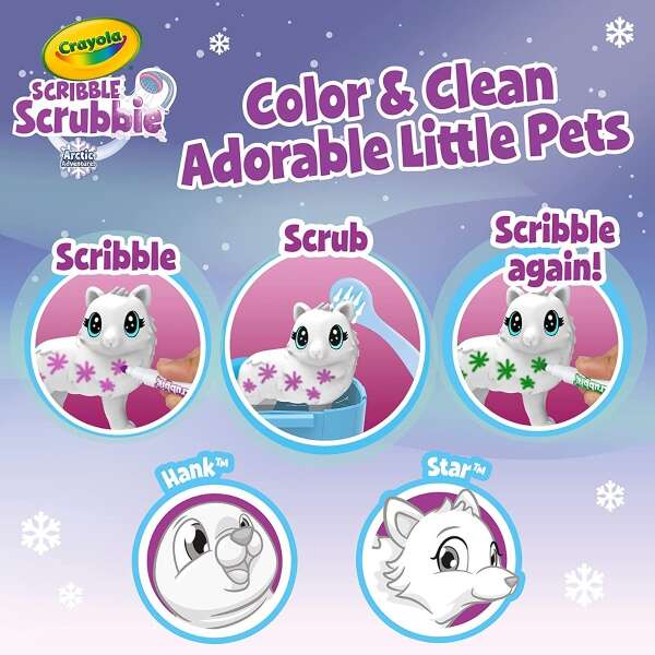 Juguete Para Niños Scribble Scrubbie Artic Igloo Crayola - Image 3