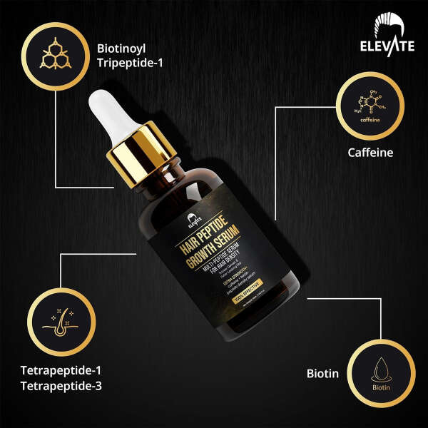 Elevate Serum Multipéptido Para El Crecimiento Cabello 40ml - Image 4