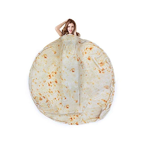 Manta Para Adultos Zen Life Harina Tortilla Mantas Alimentos - Image 5