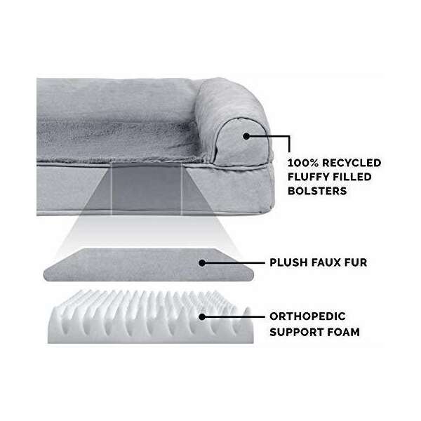 Furhaven - Cama Ortopedica Para Perro Sofa De Peluche Para P - Image 3