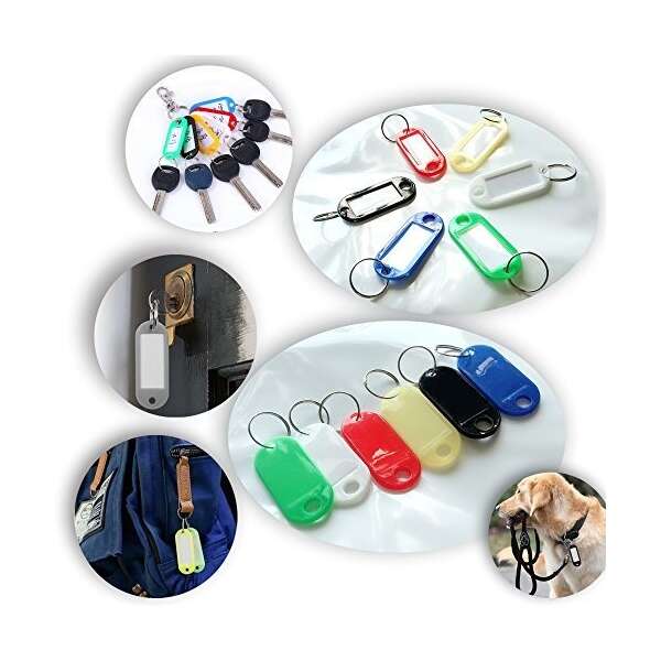 Tags De Llaves 120 Pcs Color Surtido Plastico Codificado - Image 3