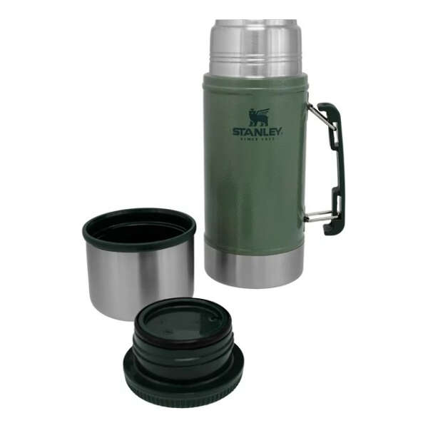 Stanley Frasco Para Alimentos Clásico Al Vacío, 24oz Green Hammertone - Image 2