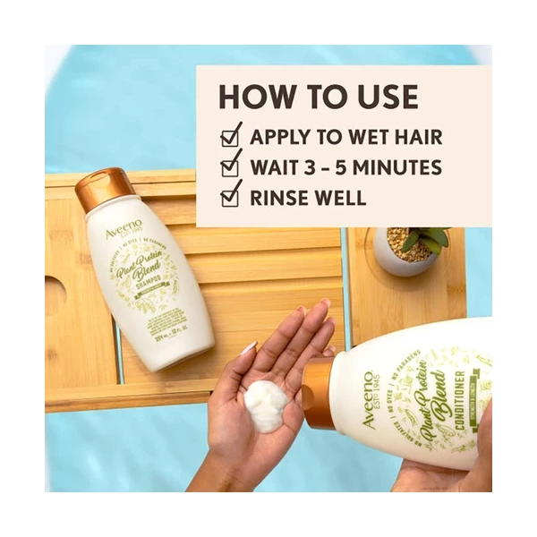 Acondicionador Aveeno Con Formula Vegana 354ml - Image 4