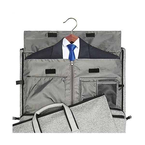 Bolsa Convertible Para Ropa Con Bandolera, Bolso De Lona Mod - Image 3