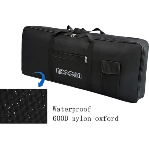 Akozlin Funda Acolchada Portátil Para Teclado De 61 Teclas Color Negro - Image 3