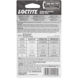 Fijador De Roscas Loctite Blue 242, Tubo De 6 Ml - Image 2