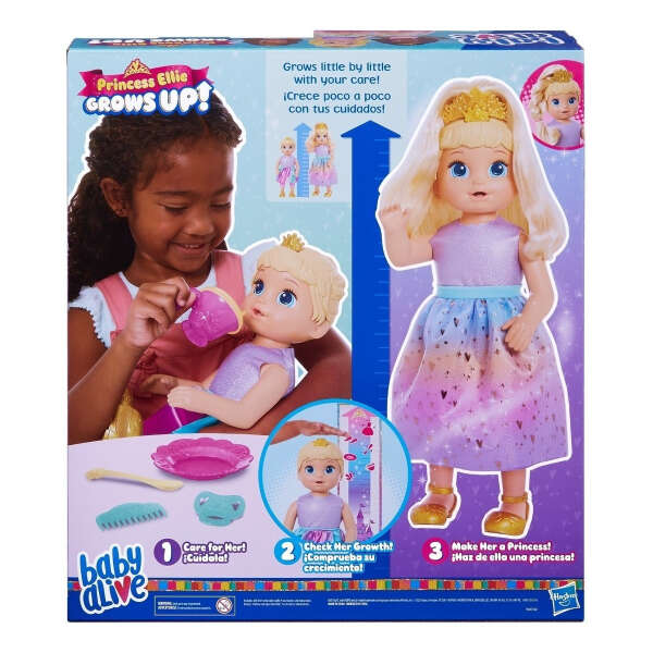 Muñeca Princesa Ellie Baby Alive Baby Grows Up Hasbro 3 - Image 3