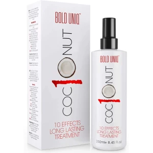 Spray Protector De Calor De Coco Para Cabello Hierro Plano