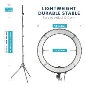 Aro De Luz Led Neewer 10088612 Color Blanca Fría 127v - Image 4