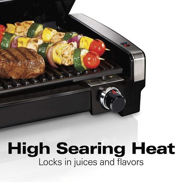 Hamilton Beach Parrilla Asador Eléctrico De Acero 25360 120v - Image 4