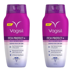 Vagisil Lavado Femenino Íntimo Diario, Itch Protect + 2 Pack