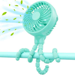 Gusgu - Mini Ventilador Portatil 3 Velocidades Usb Color Verde