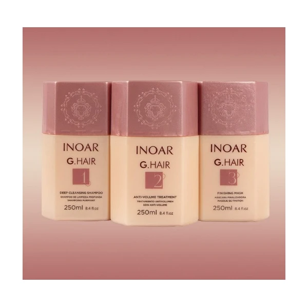 Inoar G.hair Kit De Alisado De Queratina Para El Cabello - Image 4