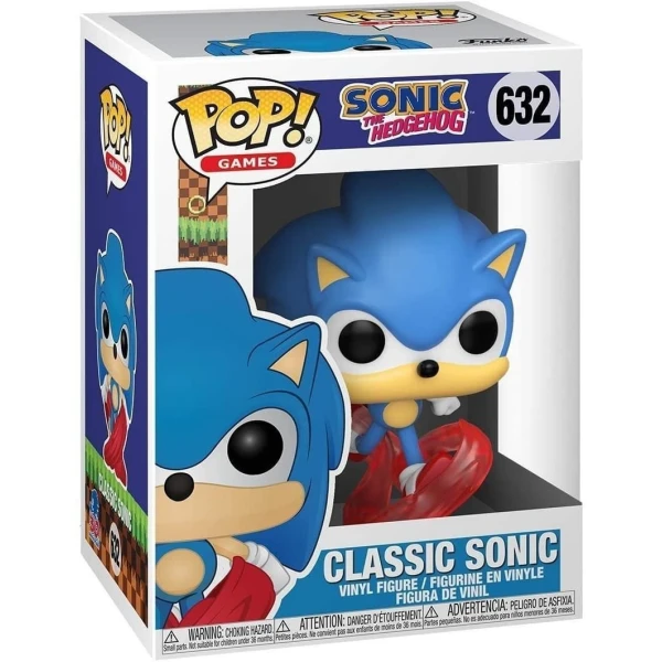 Funko Pop Sonic The Hedgehog Classic Sonic #632 - Image 2