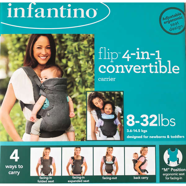 Portabicicletas Kangaroo Infantino Flip Advanced, 4 A 16 Kg, Color Gris - Image 2