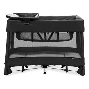 4moms Breeze Plus Corral Playard Portátil Con Cuna Extraíble Color Negro