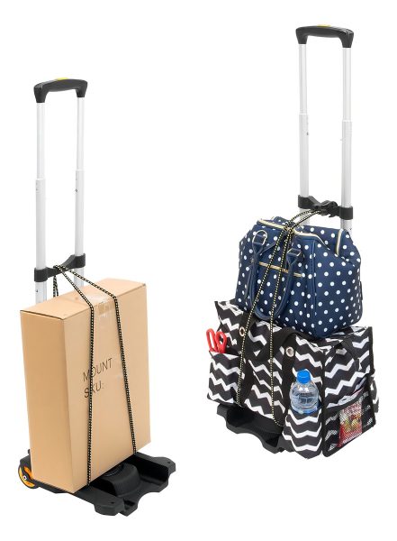 Mount-it! Carrito De Equipaje Con Ruedas Plegable Para 35k Color Negro - Image 2
