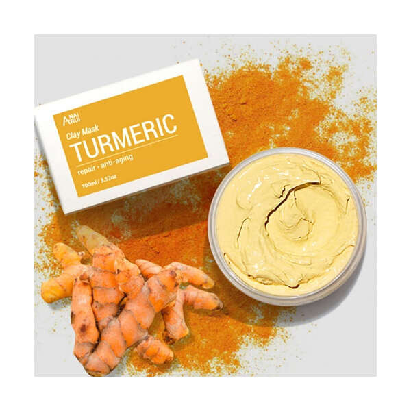 Anairui Máscara Facial Con Vitamina C Y Cúrcuma Control Acné Tipo De Piel Todo Tipo De Piel - Image 4