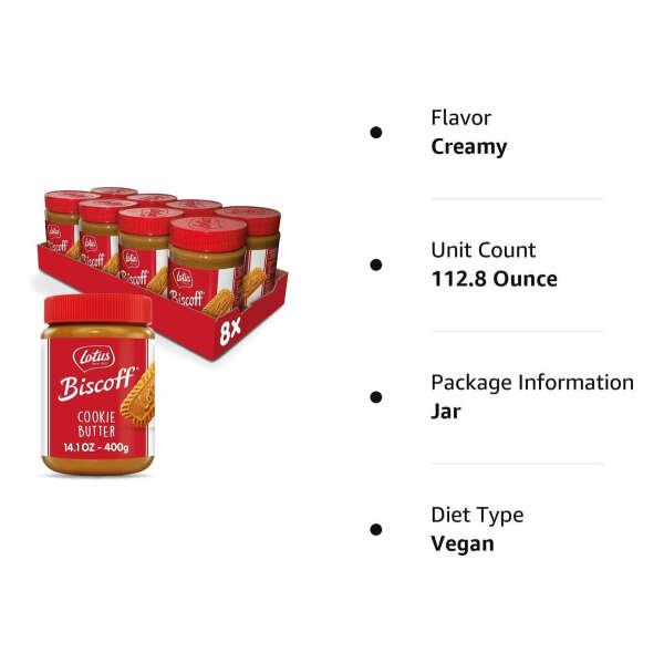 Lotus Biscoff, Mantequilla De Galleta Para Untar Vegana 400g - Image 5