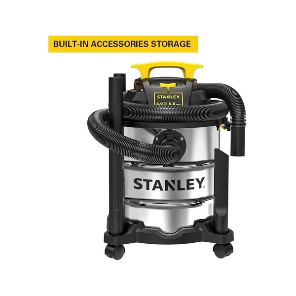 Aspiradora Stanley Sl18116 4 Hp Para Uso En Seco O Mojado. Color Negro/plateado - Image 2