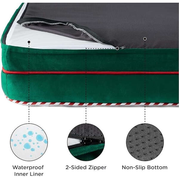 Cama Sillon Ortopedica Para Perros Grandes Color Arbol Sagrado Diseño Colores - Image 3