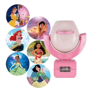 Proyector Personajes De Disney Luz Nocturna Led 3 Modelos Color De La Estructura Belle, Jasmine, Ariel, Moana, Tiana, Mulan