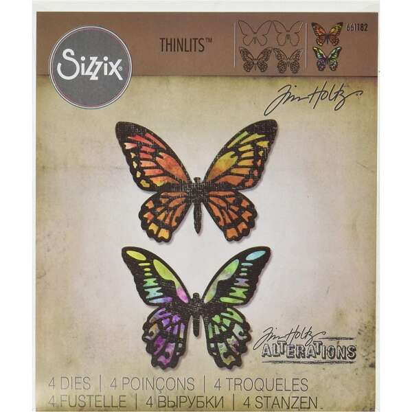 Sizzix Juego De Troqueles De Mariposa 4 Piezas - Image 2