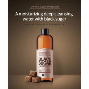 Snp. Agua De Limpieza Facial Profunda Con Azúcar Negra 500ml - Image 5